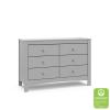 imageGraco Noah 3 Drawer Chest with Changing Topper Pebble Gray  GREENGUARD Gold Certified Baby Dresser Table Top for Nursery KidsPebble Gray