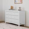 imageGraco Noah 3 Drawer Chest with Changing Topper Pebble Gray  GREENGUARD Gold Certified Baby Dresser Table Top for Nursery KidsWhite