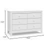 imageGraco Noah 3 Drawer Chest with Changing Topper Pebble Gray  GREENGUARD Gold Certified Baby Dresser Table Top for Nursery KidsWhite