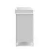 imageGraco Noah 3 Drawer Chest with Changing Topper Pebble Gray  GREENGUARD Gold Certified Baby Dresser Table Top for Nursery KidsWhite