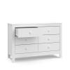 imageGraco Noah 3 Drawer Chest with Changing Topper Pebble Gray  GREENGUARD Gold Certified Baby Dresser Table Top for Nursery KidsWhite