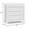imageGraco Noah 3 Drawer Chest with Changing Topper Pebble Gray  GREENGUARD Gold Certified Baby Dresser Table Top for Nursery KidsWhite