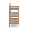 imageGraco Olivia Changing Table with WaterResistant Changing Pad Black  GREENGUARD Gold Certified Includes Bonus WaterResistant Changing Pad with Safety Strap 2 Open Shelves Stylish DesignDriftwood