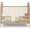 imageGraco Olivia Convertible Crib Black  GREENGUARD Gold Certified 100 Solid Wood Fits Standard Crib Mattress Converts to Toddler Bed and Daybed 4 Adjustable Mattress HeightsDriftwood