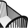 imageGraco Olivia Convertible Crib Black  GREENGUARD Gold Certified 100 Solid Wood Fits Standard Crib Mattress Converts to Toddler Bed and Daybed 4 Adjustable Mattress HeightsBlack