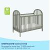 imageGraco Olivia Convertible Crib Black  GREENGUARD Gold Certified 100 Solid Wood Fits Standard Crib Mattress Converts to Toddler Bed and Daybed 4 Adjustable Mattress HeightsOlive