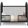 imageGraco Olivia Convertible Crib Black  GREENGUARD Gold Certified 100 Solid Wood Fits Standard Crib Mattress Converts to Toddler Bed and Daybed 4 Adjustable Mattress HeightsBlack