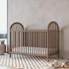 imageGraco Olivia Convertible Crib Black  GREENGUARD Gold Certified 100 Solid Wood Fits Standard Crib Mattress Converts to Toddler Bed and Daybed 4 Adjustable Mattress HeightsHazelnut