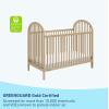imageGraco Olivia Convertible Crib Black  GREENGUARD Gold Certified 100 Solid Wood Fits Standard Crib Mattress Converts to Toddler Bed and Daybed 4 Adjustable Mattress HeightsDriftwood