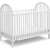 imageGraco Olivia Convertible Crib Black  GREENGUARD Gold Certified 100 Solid Wood Fits Standard Crib Mattress Converts to Toddler Bed and Daybed 4 Adjustable Mattress HeightsWhite