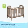 imageGraco Olivia Convertible Crib Black  GREENGUARD Gold Certified 100 Solid Wood Fits Standard Crib Mattress Converts to Toddler Bed and Daybed 4 Adjustable Mattress HeightsHazelnut
