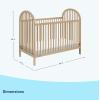 imageGraco Olivia Convertible Crib Black  GREENGUARD Gold Certified 100 Solid Wood Fits Standard Crib Mattress Converts to Toddler Bed and Daybed 4 Adjustable Mattress HeightsDriftwood