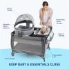 imageGraco Pack n Play Dome LX Playard with Baby Bassinet Lightweight Portable Crib PushButton Fold Travel Crib Redmond ConvertibleAnnie