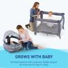 imageGraco Pack n Play Dome LX Playard with Baby Bassinet Lightweight Portable Crib PushButton Fold Travel Crib Redmond ConvertibleAnnie