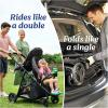 imageGraco Ready2Grow LX 20 Double Stroller Features Bench Seat and Standing Platform Options ClarkClark
