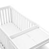 imageGraco Remi AllinOne Convertible Crib ampamp Changer White  GREENGUARD Gold Certified Fits Standard Crib Mattress Converts to Toddler Bed and Full Bed 4 Adjustable Mattress Heights