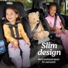 imageGraco Slimfit 3in1 Convertible Car Seat UltraSpaceSaving Design Jarret Suitable for Rear and ForwardFacing Highback Booster Seat with 10Position HeadrestJarret