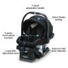 imageGraco SnugRide Lite LX Infant Car Seat RearFacing Lightweight Adjustable Base Easy Install StudioIon