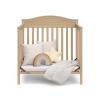 imageGraco Stella 4in1 Convertible Mini Crib with Bonus Mattress Pebble Gray  Includes Bonus 275 Inch Thick Mattress with WaterResistant Cover Converts to Twin Bed Ideal Crib for Small SpacesDriftwood