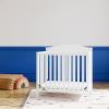 imageGraco Stella 4in1 Convertible Mini Crib with Bonus Mattress Pebble Gray  Includes Bonus 275 Inch Thick Mattress with WaterResistant Cover Converts to Twin Bed Ideal Crib for Small SpacesWhite