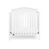 imageGraco Stella 4in1 Convertible Mini Crib with Bonus Mattress Pebble Gray  Includes Bonus 275 Inch Thick Mattress with WaterResistant Cover Converts to Twin Bed Ideal Crib for Small SpacesWhite