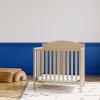 imageGraco Stella 4in1 Convertible Mini Crib with Bonus Mattress Pebble Gray  Includes Bonus 275 Inch Thick Mattress with WaterResistant Cover Converts to Twin Bed Ideal Crib for Small SpacesDriftwood