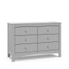 imageGraco Noah 3 Drawer Chest with Changing Topper Pebble Gray  GREENGUARD Gold Certified Baby Dresser Table Top for Nursery KidsPebble Gray