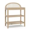imageGraco Olivia Changing Table with WaterResistant Changing Pad Black  GREENGUARD Gold Certified Includes Bonus WaterResistant Changing Pad with Safety Strap 2 Open Shelves Stylish DesignDriftwood