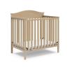 imageGraco Stella 4in1 Convertible Mini Crib with Bonus Mattress Pebble Gray  Includes Bonus 275 Inch Thick Mattress with WaterResistant Cover Converts to Twin Bed Ideal Crib for Small SpacesDriftwood
