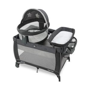 imageGraco Pack n Play Dome LX Playard with Baby Bassinet Lightweight Portable Crib PushButton Fold Travel Crib Redmond ConvertibleRedmond