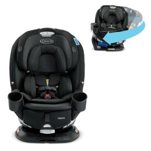 imageGraco Turn2Me 3in1 Convertible Car Seat Rotating Seat feature with RearFacing ForwardFacing and Highback Booster options in Cambridge