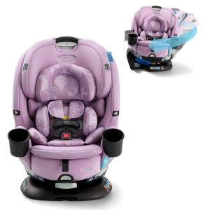 imageGraco Turn2Me 3in1 Rotating Convertible Car Seat Cambridge Featuring Headrest and Harness Adjust Easy Installation and Steel Reinforced FrameLilac Mod