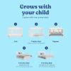 imageGraco Benton 5in1 Convertible Crib Gray  GREENGUARD Gold Certified Converts from Baby Crib to Toddler Bed Daybed and FullSize Bed Fits Standard FullSize Crib MattressWhite
