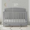imageGraco Benton 5in1 Convertible Crib Gray  GREENGUARD Gold Certified Converts from Baby Crib to Toddler Bed Daybed and FullSize Bed Fits Standard FullSize Crib MattressPebble Gray