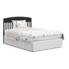 imageGraco Benton 5in1 Convertible Crib Gray  GREENGUARD Gold Certified Converts from Baby Crib to Toddler Bed Daybed and FullSize Bed Fits Standard FullSize Crib MattressBlack