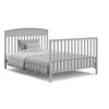 imageGraco Benton 5in1 Convertible Crib Gray  GREENGUARD Gold Certified Converts from Baby Crib to Toddler Bed Daybed and FullSize Bed Fits Standard FullSize Crib MattressPebble Gray