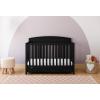 imageGraco Benton 5in1 Convertible Crib Gray  GREENGUARD Gold Certified Converts from Baby Crib to Toddler Bed Daybed and FullSize Bed Fits Standard FullSize Crib MattressBlack