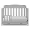imageGraco Benton 5in1 Convertible Crib Gray  GREENGUARD Gold Certified Converts from Baby Crib to Toddler Bed Daybed and FullSize Bed Fits Standard FullSize Crib MattressPebble Gray