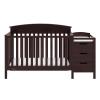 imageGraco Benton 5in1 Convertible Crib Gray  GREENGUARD Gold Certified Converts from Baby Crib to Toddler Bed Daybed and FullSize Bed Fits Standard FullSize Crib MattressEspresso
