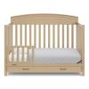imageGraco Benton 5in1 Convertible Crib Gray  GREENGUARD Gold Certified Converts from Baby Crib to Toddler Bed Daybed and FullSize Bed Fits Standard FullSize Crib MattressDriftwood