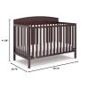 imageGraco Benton 5in1 Convertible Crib Gray  GREENGUARD Gold Certified Converts from Baby Crib to Toddler Bed Daybed and FullSize Bed Fits Standard FullSize Crib MattressEspresso