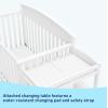 imageGraco Benton 5in1 Convertible Crib Gray  GREENGUARD Gold Certified Converts from Baby Crib to Toddler Bed Daybed and FullSize Bed Fits Standard FullSize Crib MattressWhite