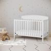 imageGraco Benton 5in1 Convertible Crib Gray  GREENGUARD Gold Certified Converts from Baby Crib to Toddler Bed Daybed and FullSize Bed Fits Standard FullSize Crib MattressWhite