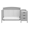 imageGraco Benton 5in1 Convertible Crib Gray  GREENGUARD Gold Certified Converts from Baby Crib to Toddler Bed Daybed and FullSize Bed Fits Standard FullSize Crib MattressPebble Gray