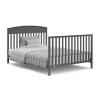 imageGraco Benton 5in1 Convertible Crib Gray  GREENGUARD Gold Certified Converts from Baby Crib to Toddler Bed Daybed and FullSize Bed Fits Standard FullSize Crib MattressGrey
