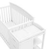 imageGraco Benton 5in1 Convertible Crib Gray  GREENGUARD Gold Certified Converts from Baby Crib to Toddler Bed Daybed and FullSize Bed Fits Standard FullSize Crib MattressWhite