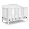 imageGraco Benton 5in1 Convertible Crib Gray  GREENGUARD Gold Certified Converts from Baby Crib to Toddler Bed Daybed and FullSize Bed Fits Standard FullSize Crib MattressWhite