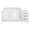 imageGraco Benton 5in1 Convertible Crib Gray  GREENGUARD Gold Certified Converts from Baby Crib to Toddler Bed Daybed and FullSize Bed Fits Standard FullSize Crib MattressWhite