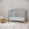 imageGraco Benton 5in1 Convertible Crib Gray  GREENGUARD Gold Certified Converts from Baby Crib to Toddler Bed Daybed and FullSize Bed Fits Standard FullSize Crib MattressPebble Gray
