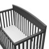 imageGraco Benton 5in1 Convertible Crib Gray  GREENGUARD Gold Certified Converts from Baby Crib to Toddler Bed Daybed and FullSize Bed Fits Standard FullSize Crib MattressGrey